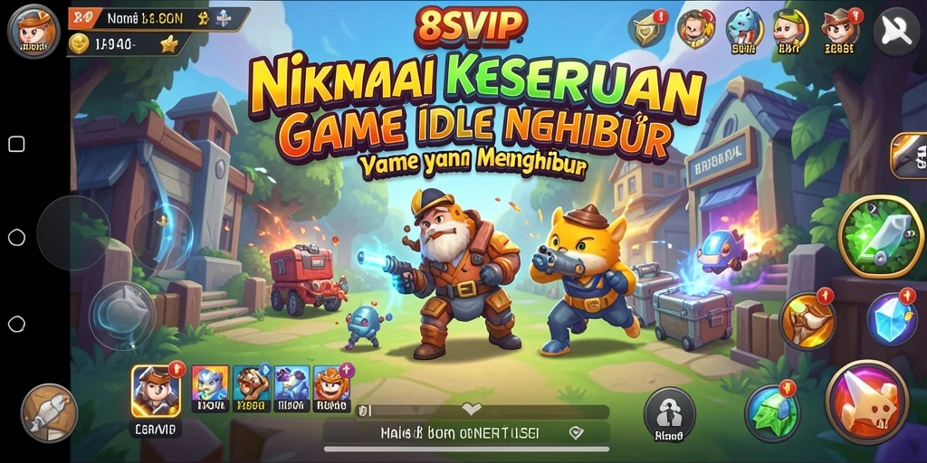 Screenshot gameplay <strong>8SVIP</strong> menampilkan aksi seru dalam game Idle.