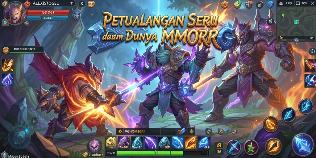 Screenshot menampilkan aksi seru dalam ALEXISTOGEL dengan grafis memukau.