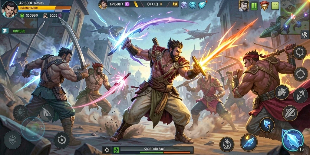 Tampilan gameplay <strong>API5000</strong> yang penuh aksi dan dinamis.