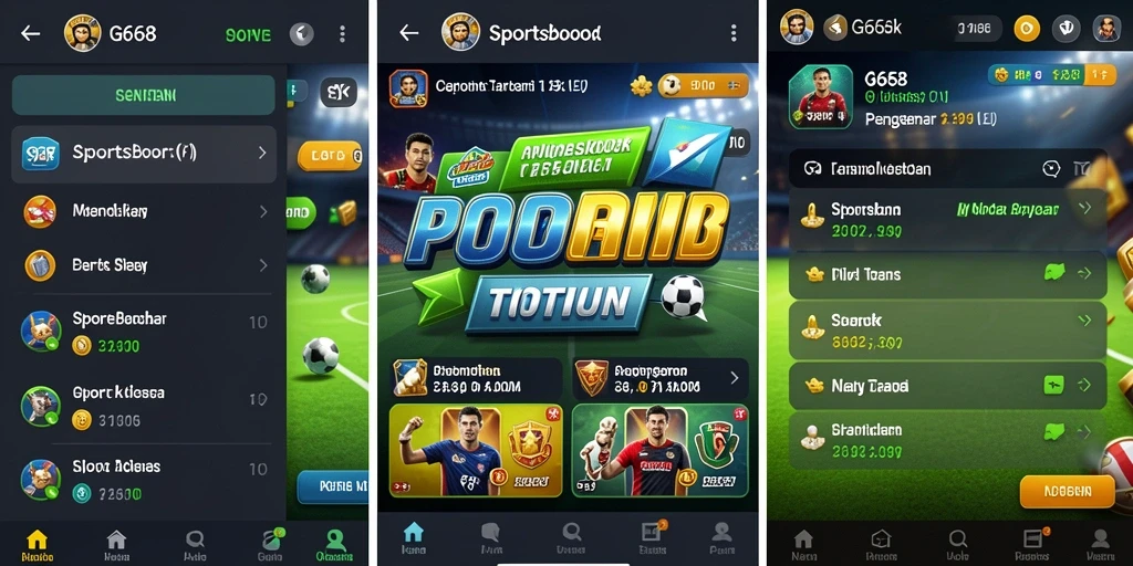 Tampilan menarik dari gameplay taruhan di G668 yang seru.