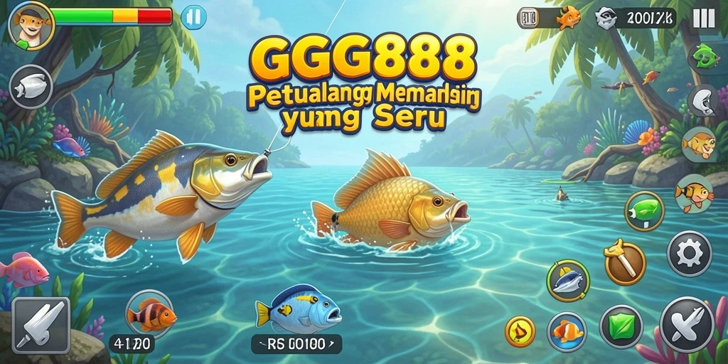 Screenshot GGG888 menunjukkan pengalaman memancing yang mendebarkan dan menyenangkan.