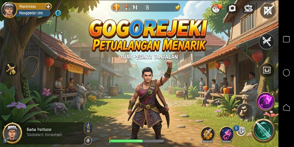 Gameplay seru GOGOREJEKI dengan berbagai tantangan menarik.