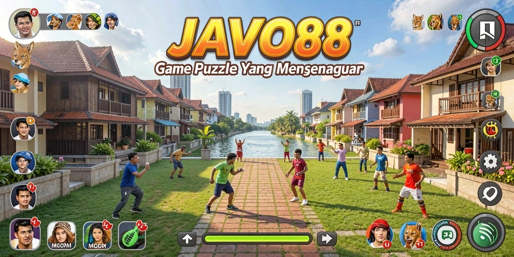 Screenshot gameplay JAVO88 menunjukkan keseruan bermain puzzle yang menantang.