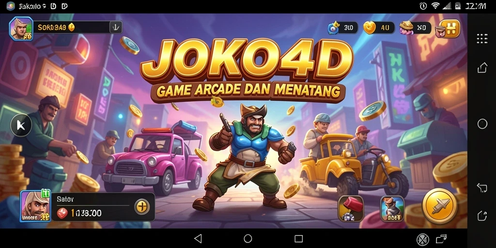 Tampilan gameplay JOKO4D yang cerah dan menarik