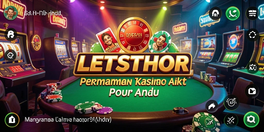 Tampilan gameplay Kasino yang mendebarkan di LETSTHOR.