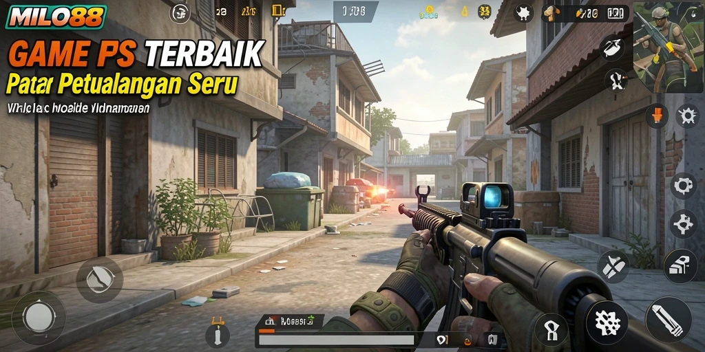Tampilan gameplay seru dalam <strong>MILO88</strong> saat bertempur dengan musuh.