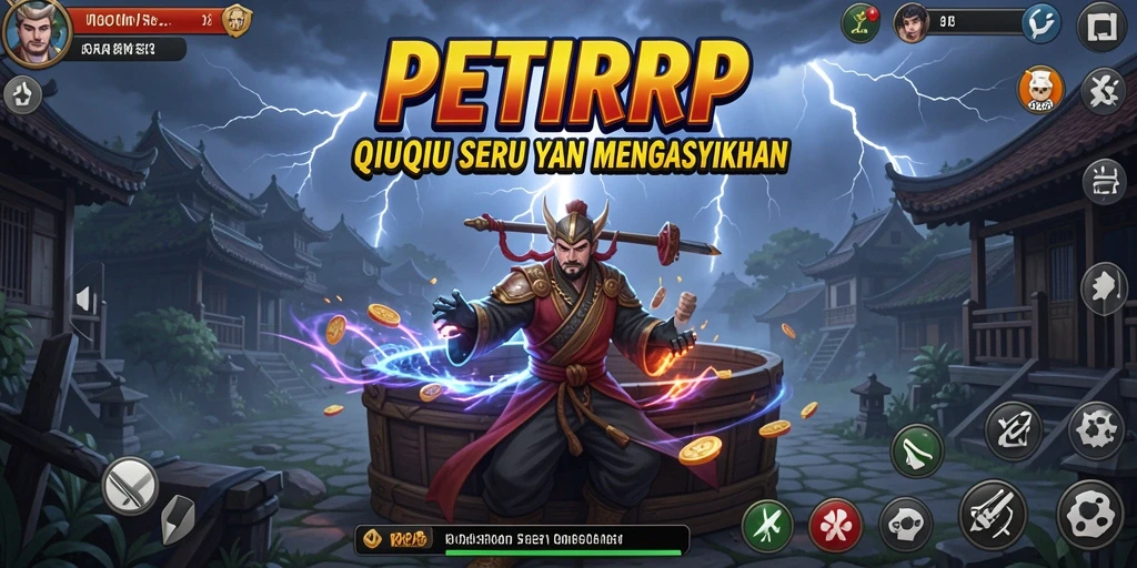 Screenshot gameplay QiuQiu yang mendebarkan di PETIRRP.