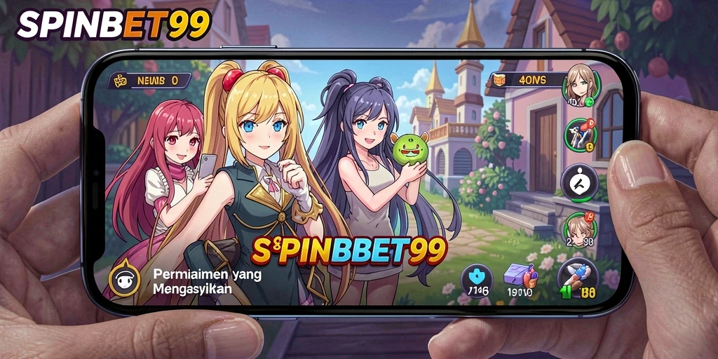 Gameplay menarik SPINBET99 dengan karakter Anime yang ikonik.