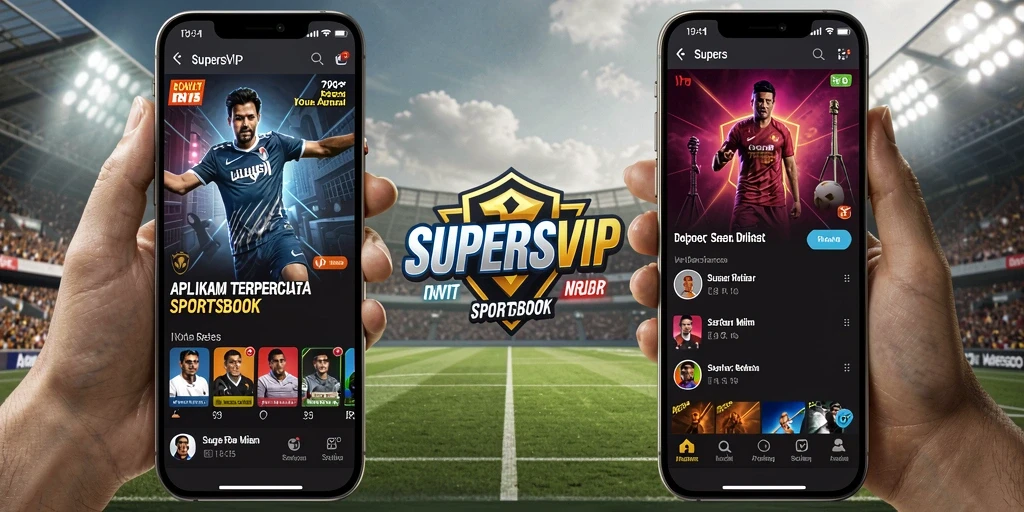 Tampilan menarik dari gameplay aplikasi Sportsbook SUPERSVIP.